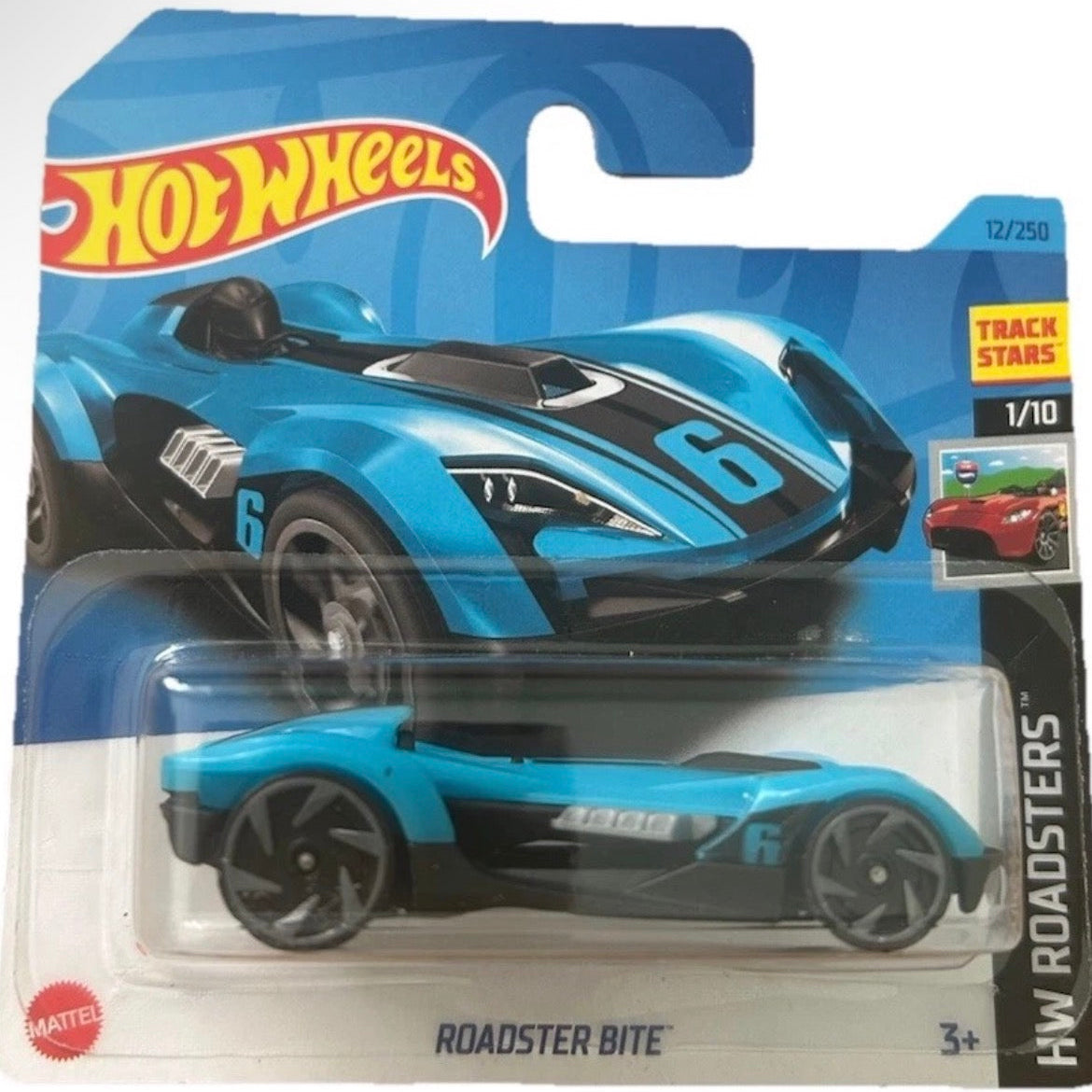 012/250 Hot Wheels Roadster Bite 2023 HW Roadster 1/10 OVP Neu