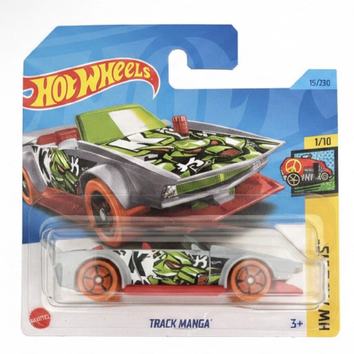 15/250 Hot Wheels Track Manga 2023 HW Art Cars 1/10