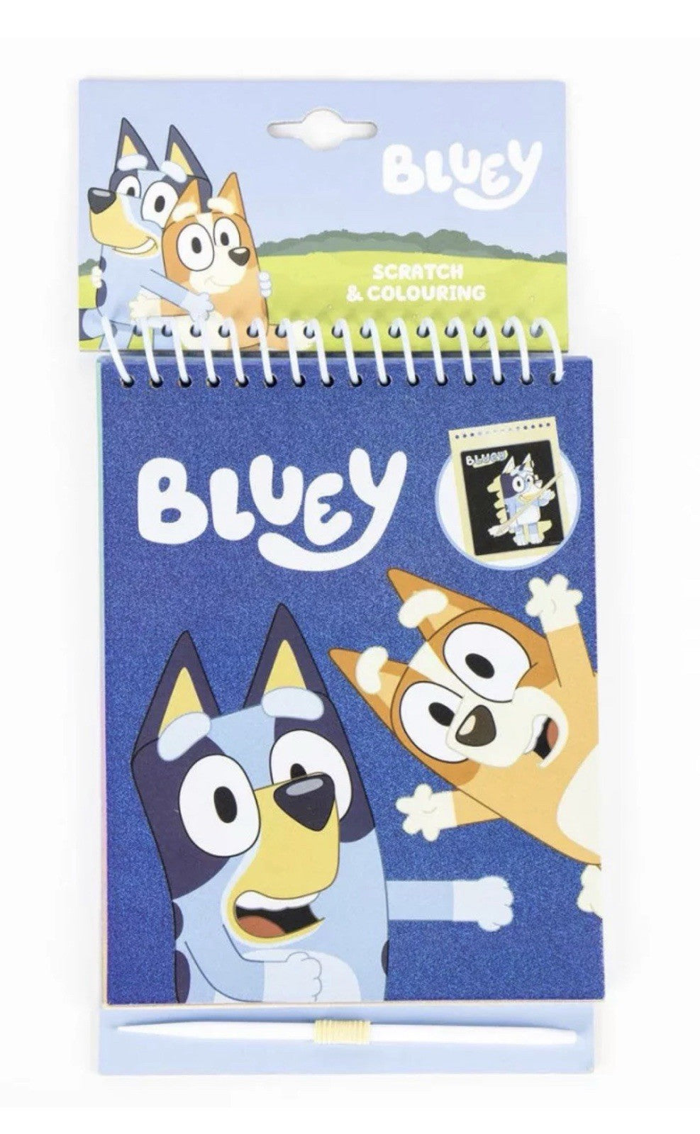 Bluey Bingo Kratzer-Bild und Kreativ-Malset