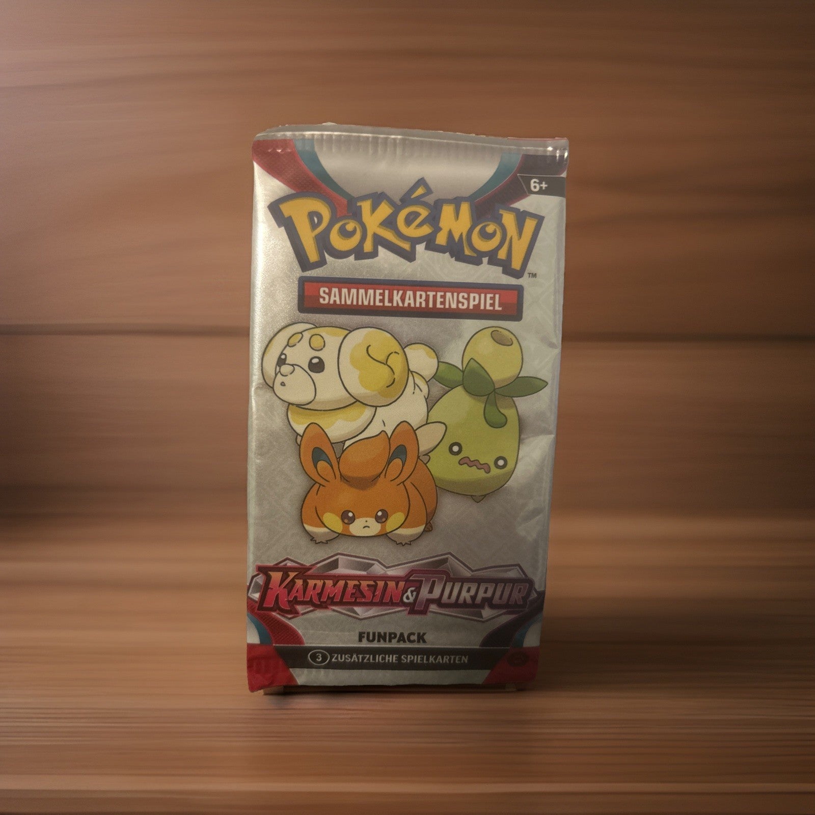 Pokemon Karmesin & Purpur funpack Deutsch 3 Karte je pack. Sealed