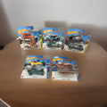 5x Hot Wheels Autos 1:64 Mattel verschiedene Modelle neu Originalverpackungen