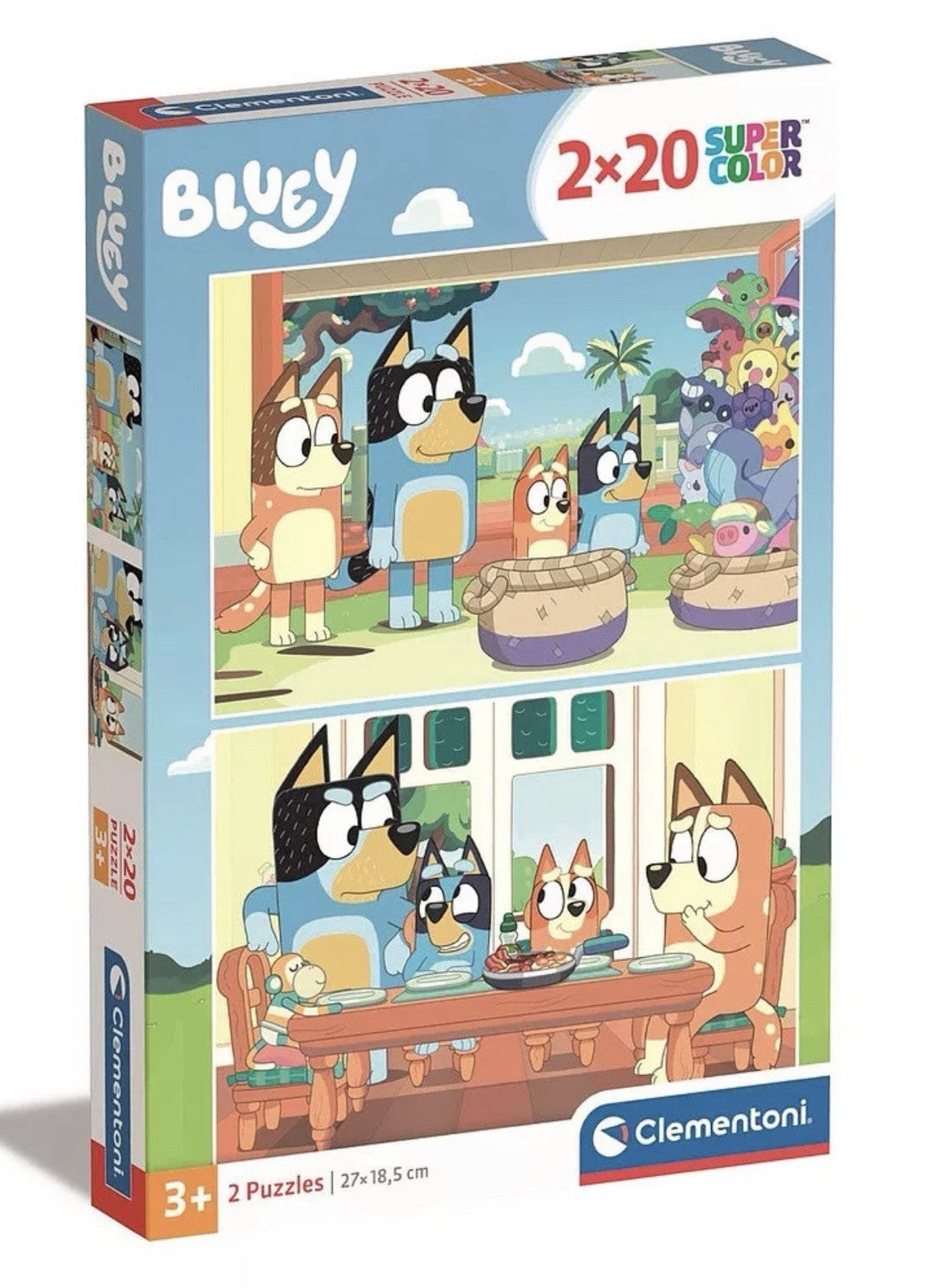 Puzzle Bluey & Bingo - Clementoni Kinderpuzzle 2x20 Puzzleteile